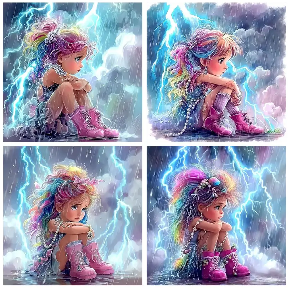 CHENISTORY Character 5d Diamond Painting Kits For Adults Arts And Crafts Art Supplies Cartoon Diamond Art Painting Kits