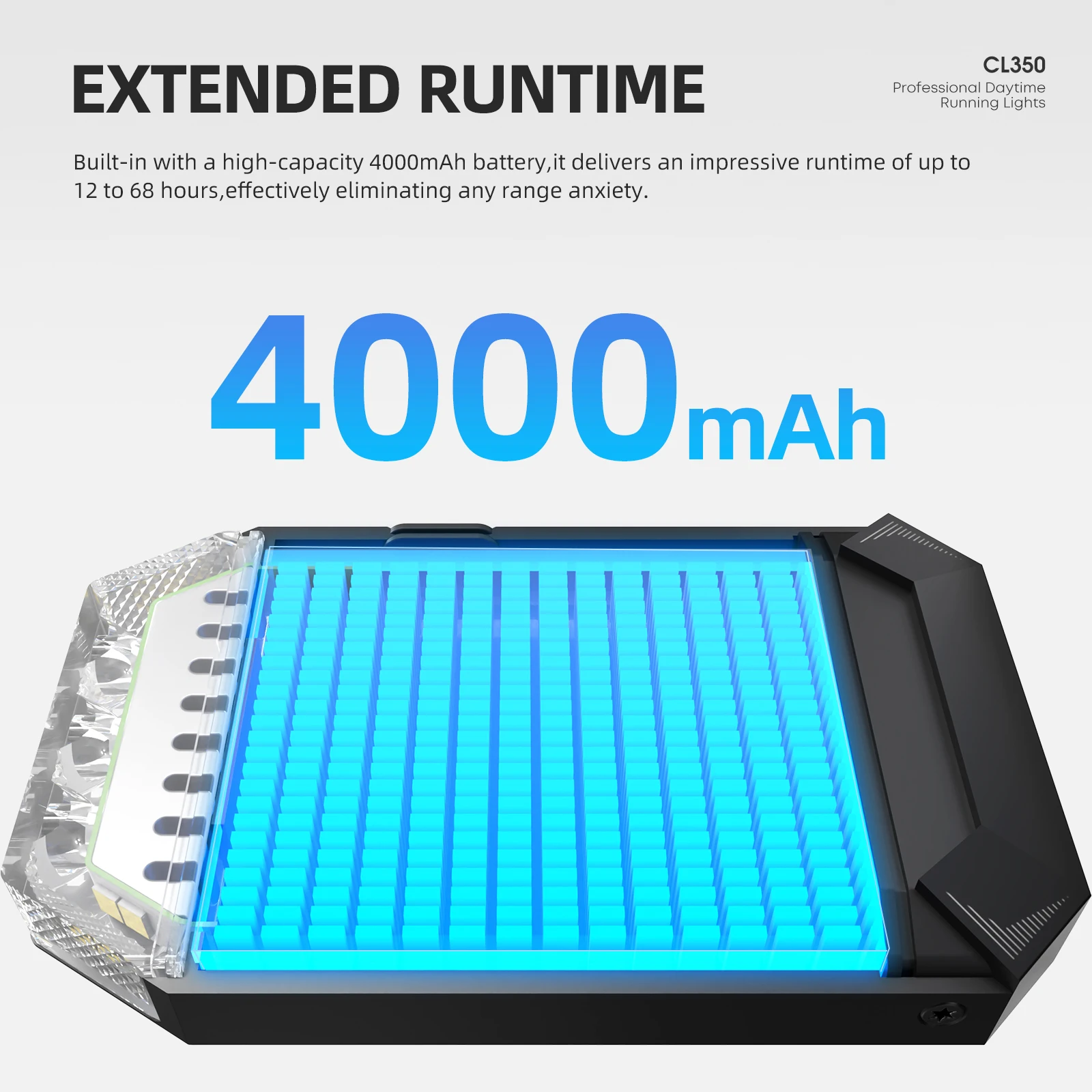 CYCLAMI CL350 Bike Headlight For Garmin XOSS IGPSPORT Magene GPS Rechargeable Bike Light Daytime Safety Night Illumination - Image 7