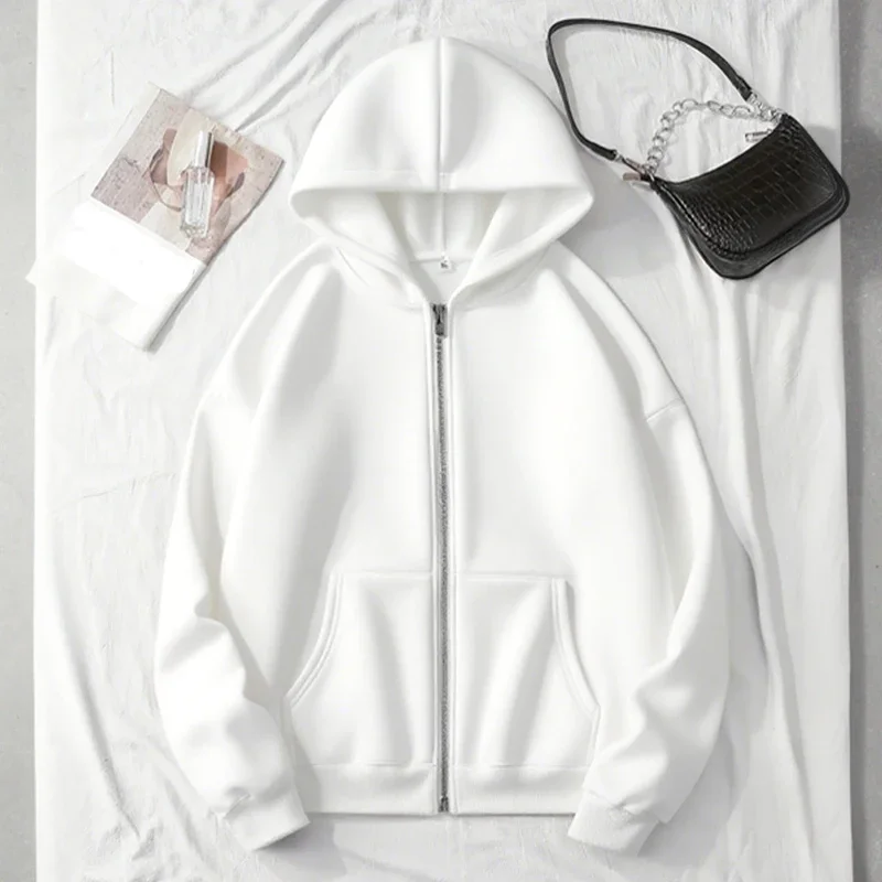 Women's Jacket Tracksuit Casual Zipper Hooded Sweatshirts Coat Outdoors Sports Jogging Clothing Autumn Winter Fashion Outer Wear - Image 3