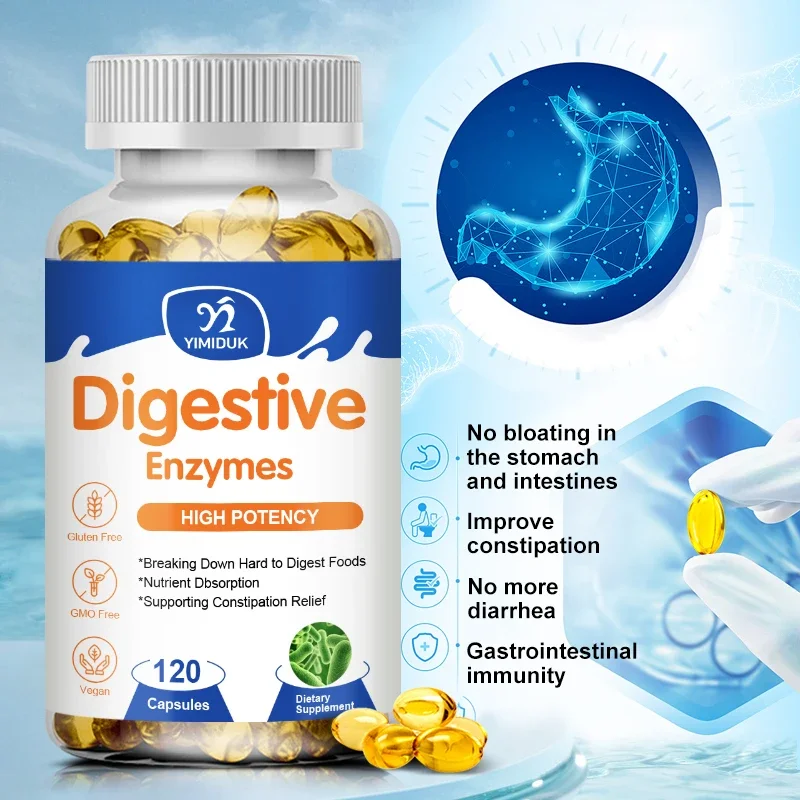 Organic Digestive Enzymes Supplements, with Lactase & Lipase, Support Lactose Digestion, Reduce Discomfort & Gut Health - Image 5
