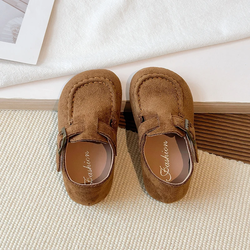 Girls Flats 2026 Spring Fall Shallow Lazy Loafers Shoes for Kids Girl Comfortable Soft Suede Sneaker Casual School Shoes Child - Image 5