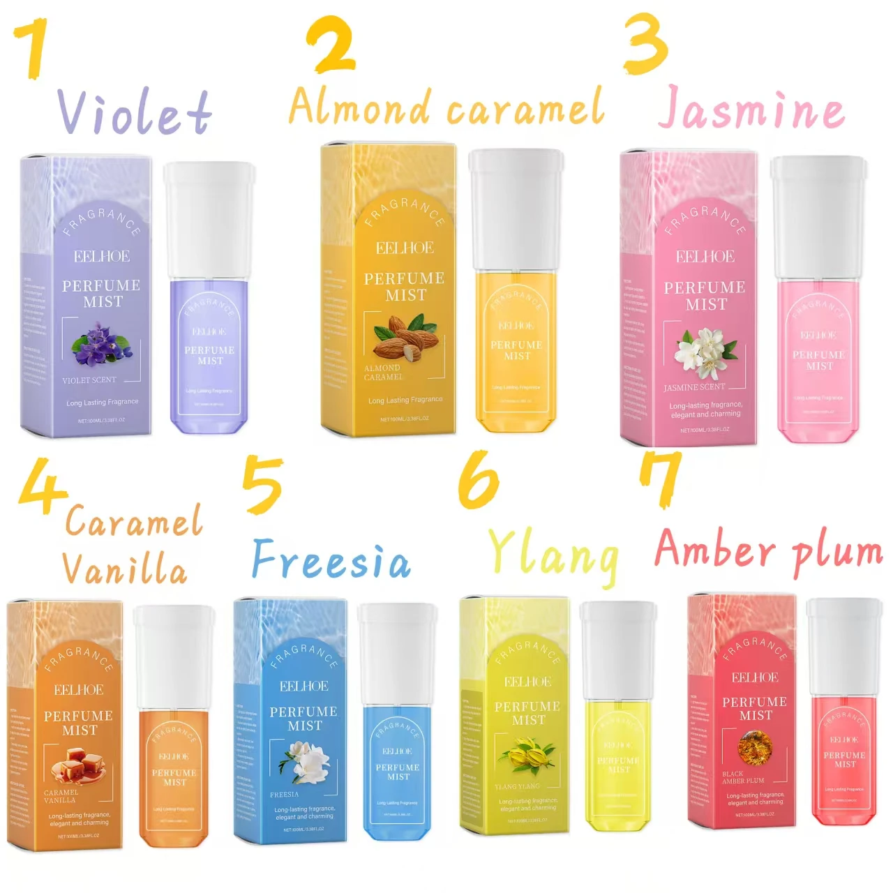 Body Perfume Spray Hair Scent Light Fresh Skin Long Lasting Floral Fragrance Add Personal Charms Size Body Spray for Women - Image 6