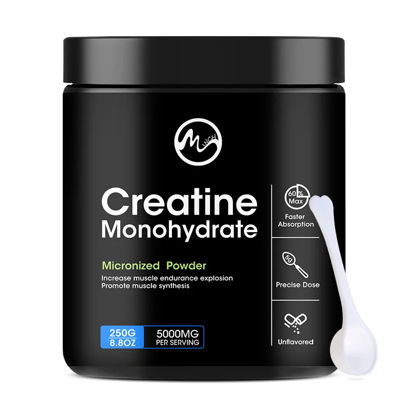 Minch Creatine Monohydrate Enhance Muscle Strength Sports Dietary Supplements for Workout Muscle Building Cellular Energy GMP