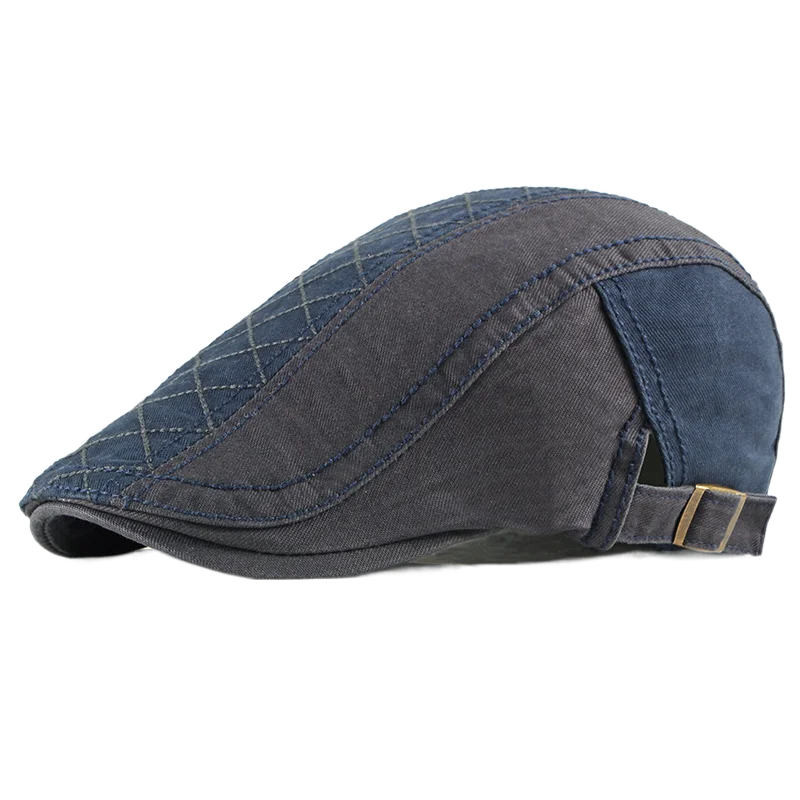 Men Women Beret Spring Autumn Cotton Flat Cap Ivy Gatsby Newsboy Hat Fashion Adjustable Vintage Cabbie Hats - Image 3