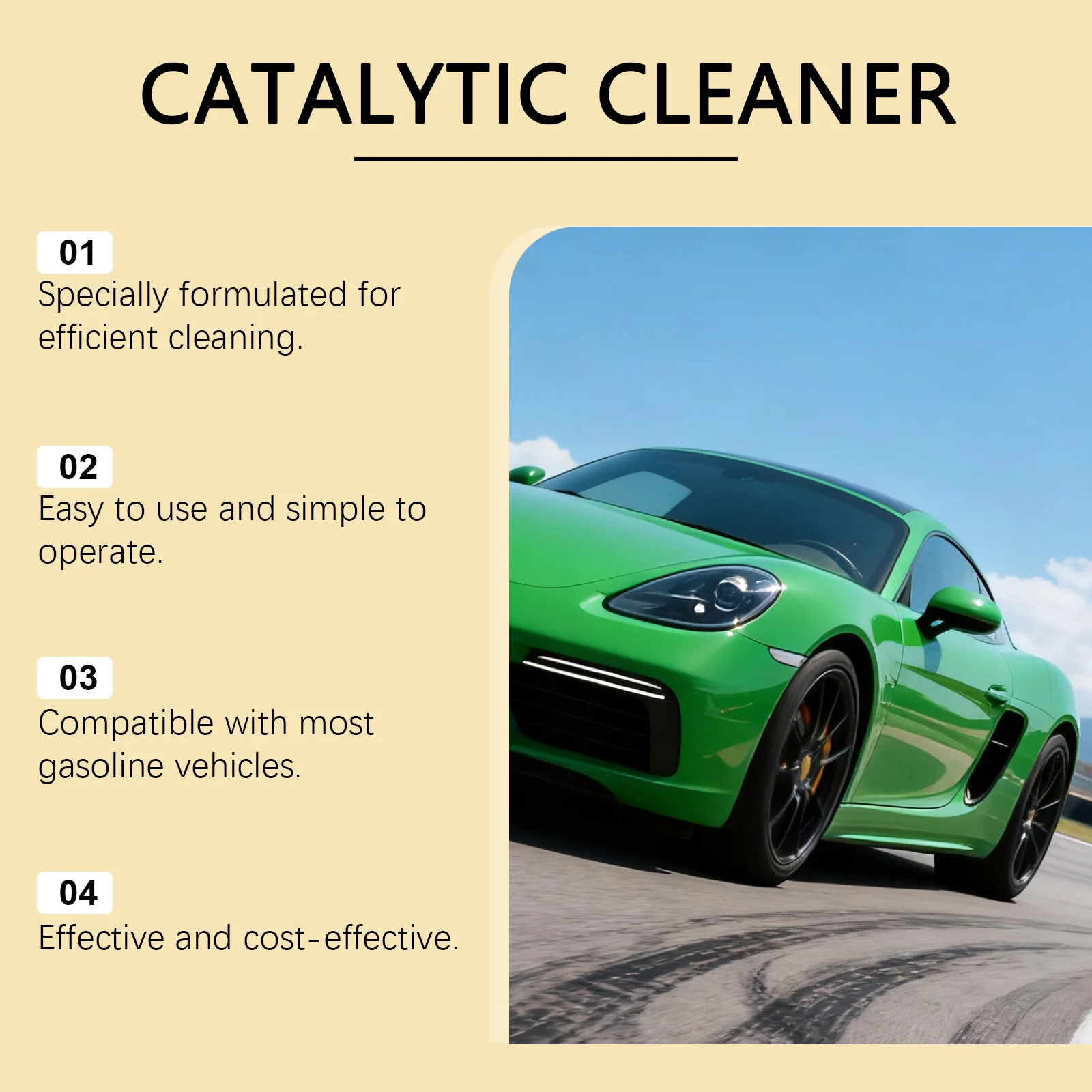 Three Way Catalytic Converter Cleaner for Automobiles, Essential for Daily Maintenance of Gasoline Vehicles and Engine Carbon Deposits Cleaner - Image 4