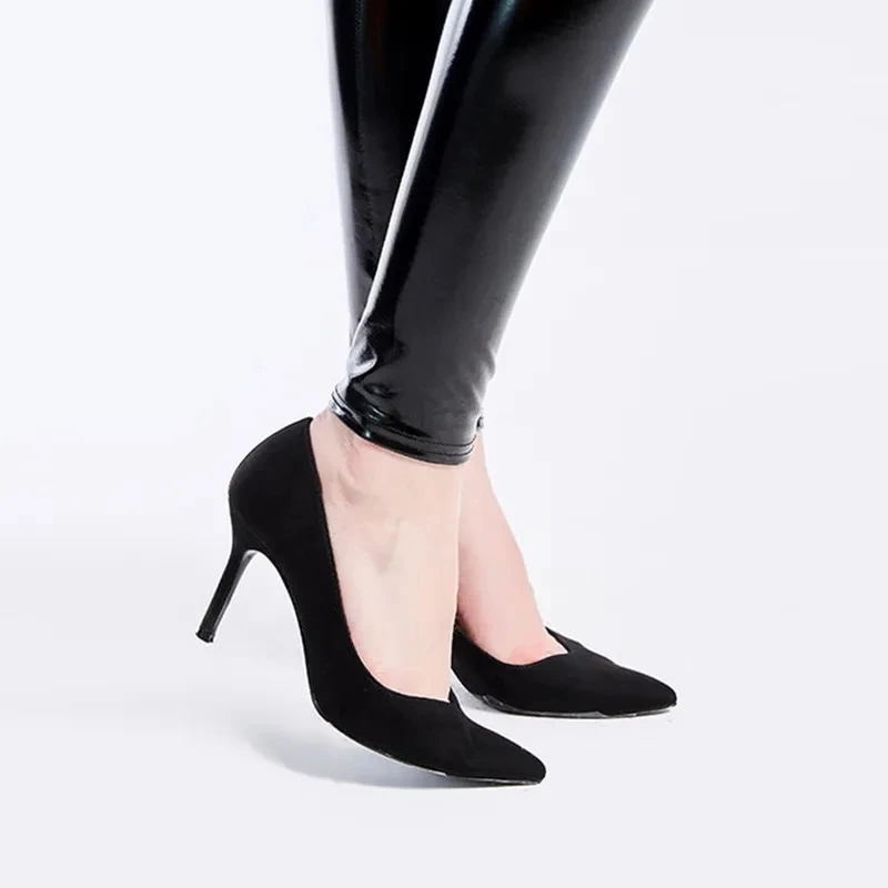 High Waist PVC Faux Leather Pencil Pants Women PU 3XL Elasticity Leggings Trousers Sexy Ladies Slim Bodycon NEW - Image 6