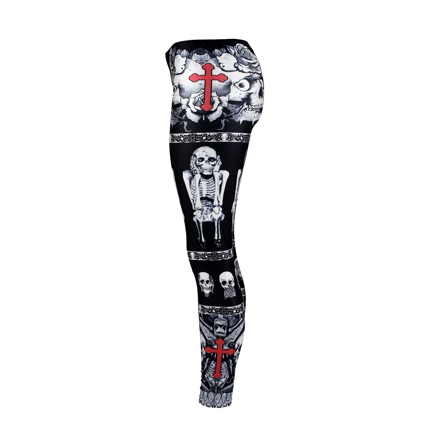 Autumn Halloween Women Leggings Gothic Style Printed High Quality Leggings Fashion Elastic Pants Sporting Fitness Yoga Pants - Image 5