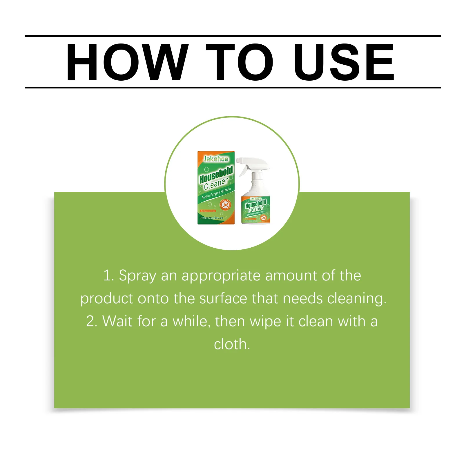 Enzyme Household Cleaner Spray Bio Enzymatic Lipase Grease Remover Multi Surface Stain Fighter for Kitchen Table Appliance Safe - Image 5