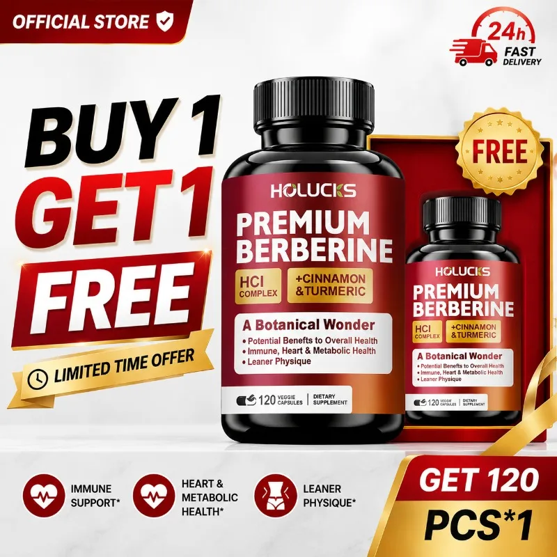 Berberine Supplements, with Cinnamon & Turmeric, Support Metabolic Health, Immune Balance & Wellness for Daily Life