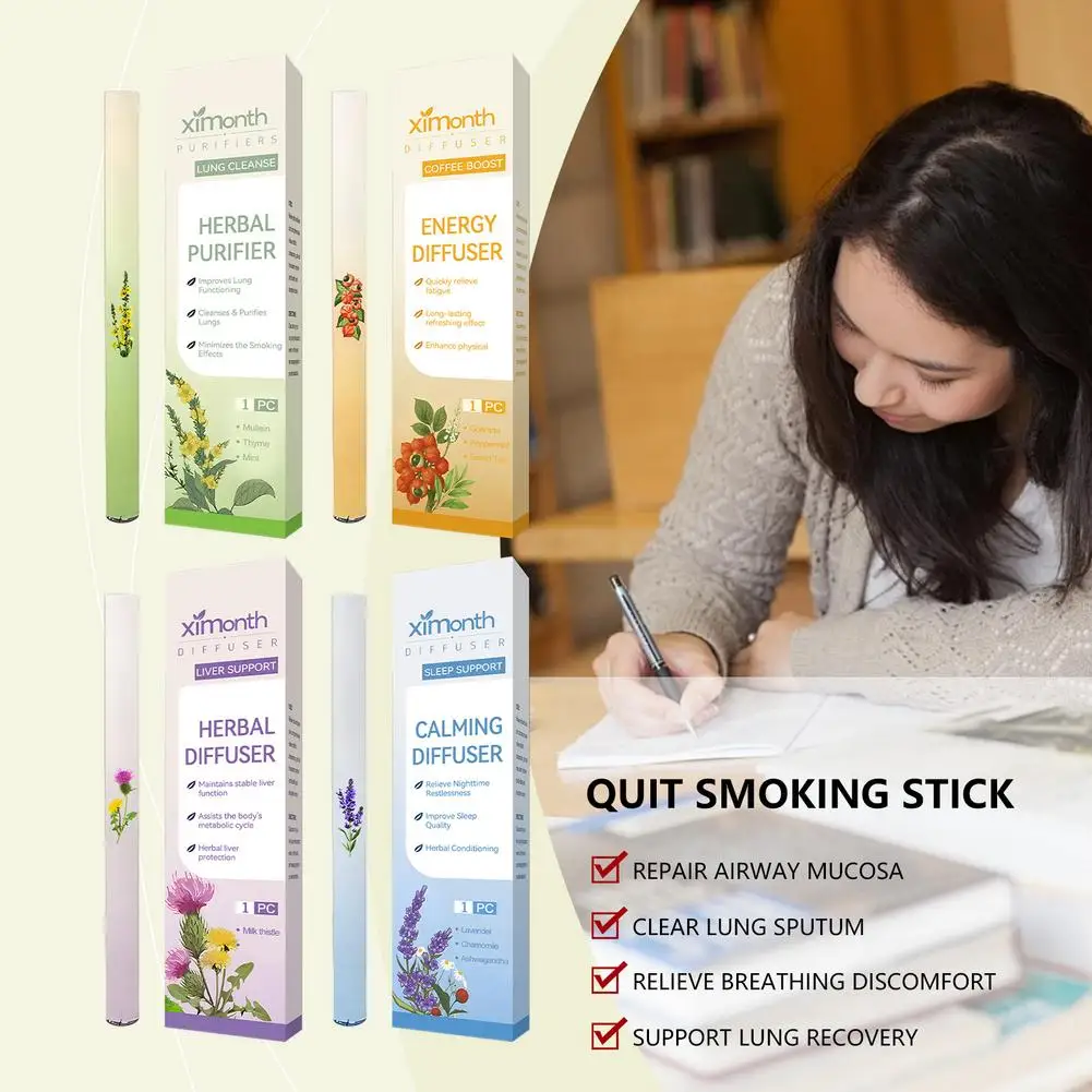 Herbal Lung Cleansing Nasal Inhaler Refreshes The Mind Relieves Fatigue And Deeply Cleanses The Nasal Cavity And Lungs