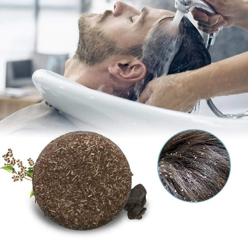 Polygonum Soap Hair Darkening Shampoo Bar Women Men Hair Solid Ginger Shampoo Whitening Soap Various Styles of Soap Bar Hair - Image 4