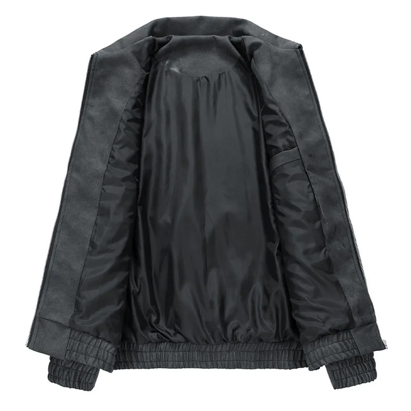 Plus Size 155KG Autumn Spring Men Jackets Loose Vintage Oversized Coats - Image 5