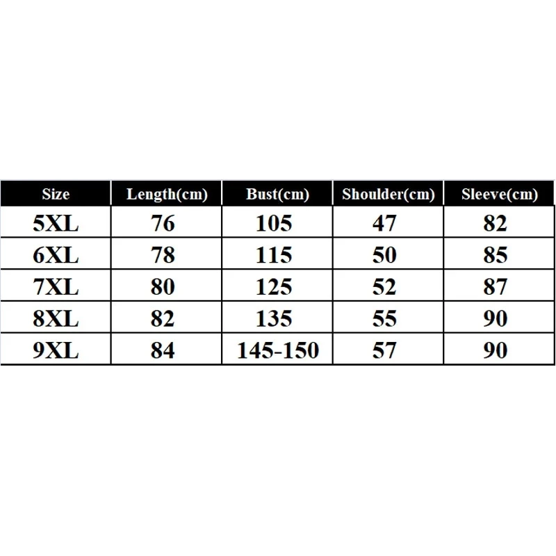 Autumn Spring Large Size Coats 9XL 8XL 7XL Bust 150cm Loose Jackets Men - Image 2