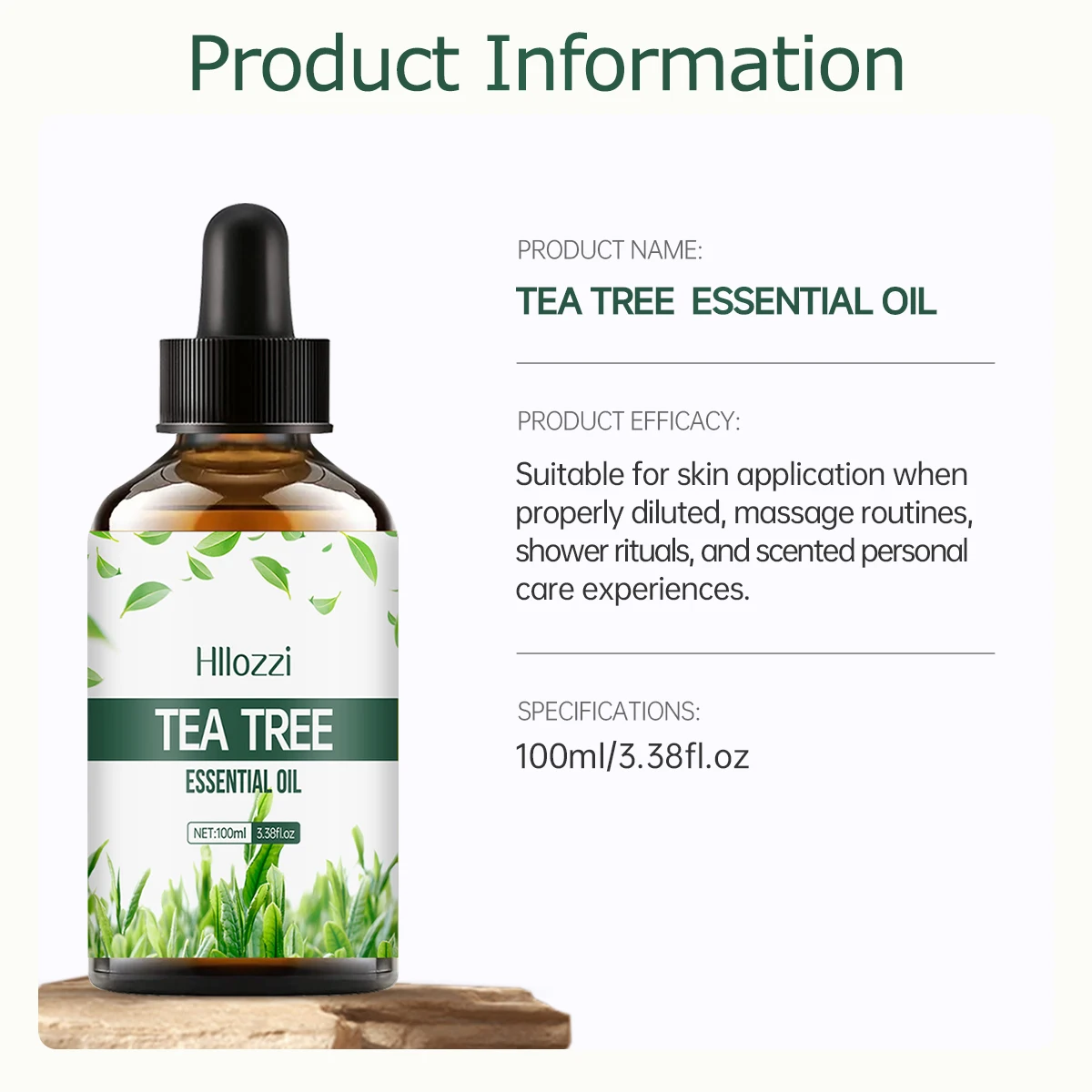 TEA TREE ESSENTIAL OIL A High-Quality Moisturizing Nourishing Massage Oil With A Refreshing Scent, Suitable For All Skin Types - Image 6