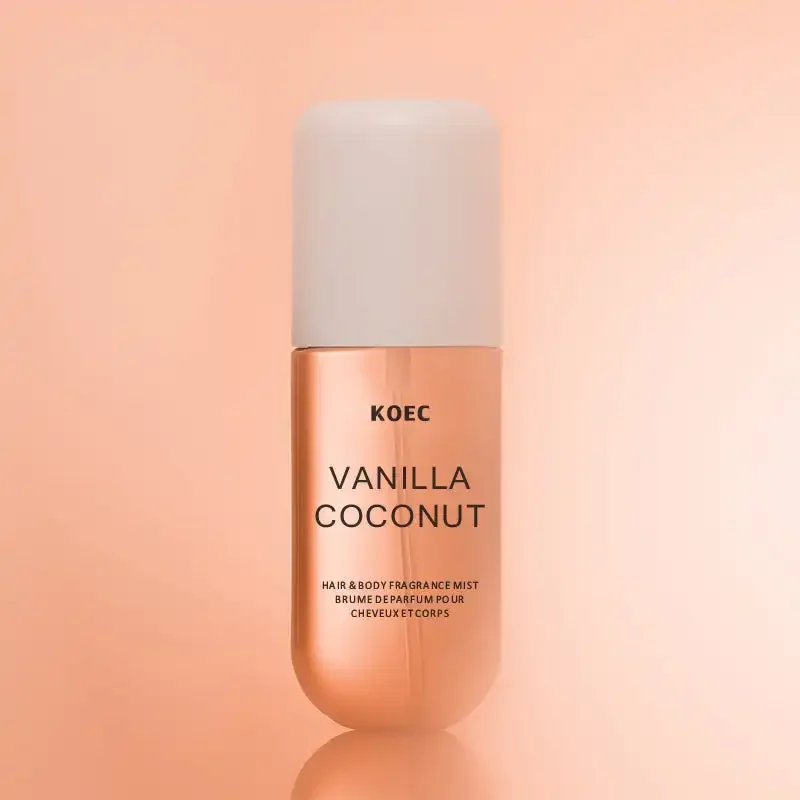 50ml Budget Friendly Unisex Hair Body Mist Sweet Coconut Vanilla Fresh Mint Undertone Long Last Light Daily Fragrance Spray