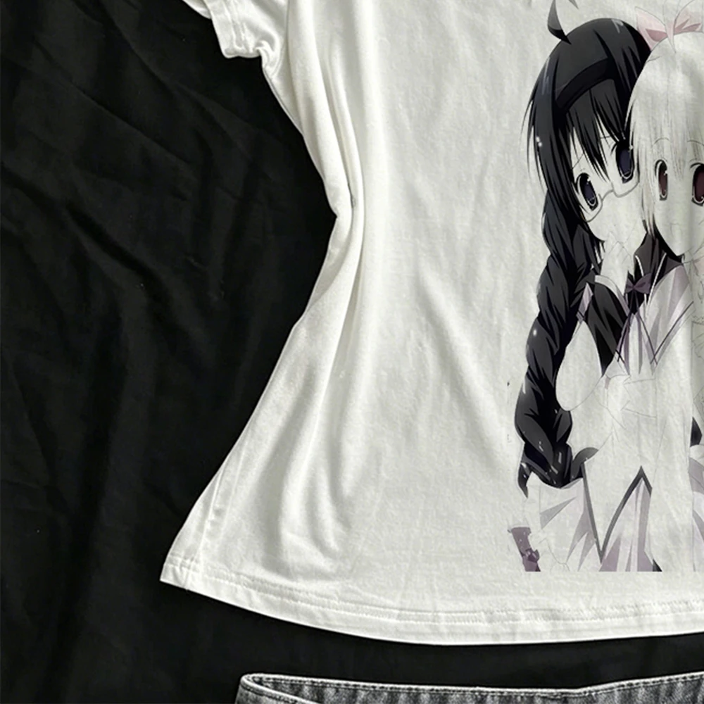 Classic Y2K Gothic T-shirt Printed T-shirt High Street T-shirt Gothic V-neck Top New Men's and Women's T-shirt - Image 5