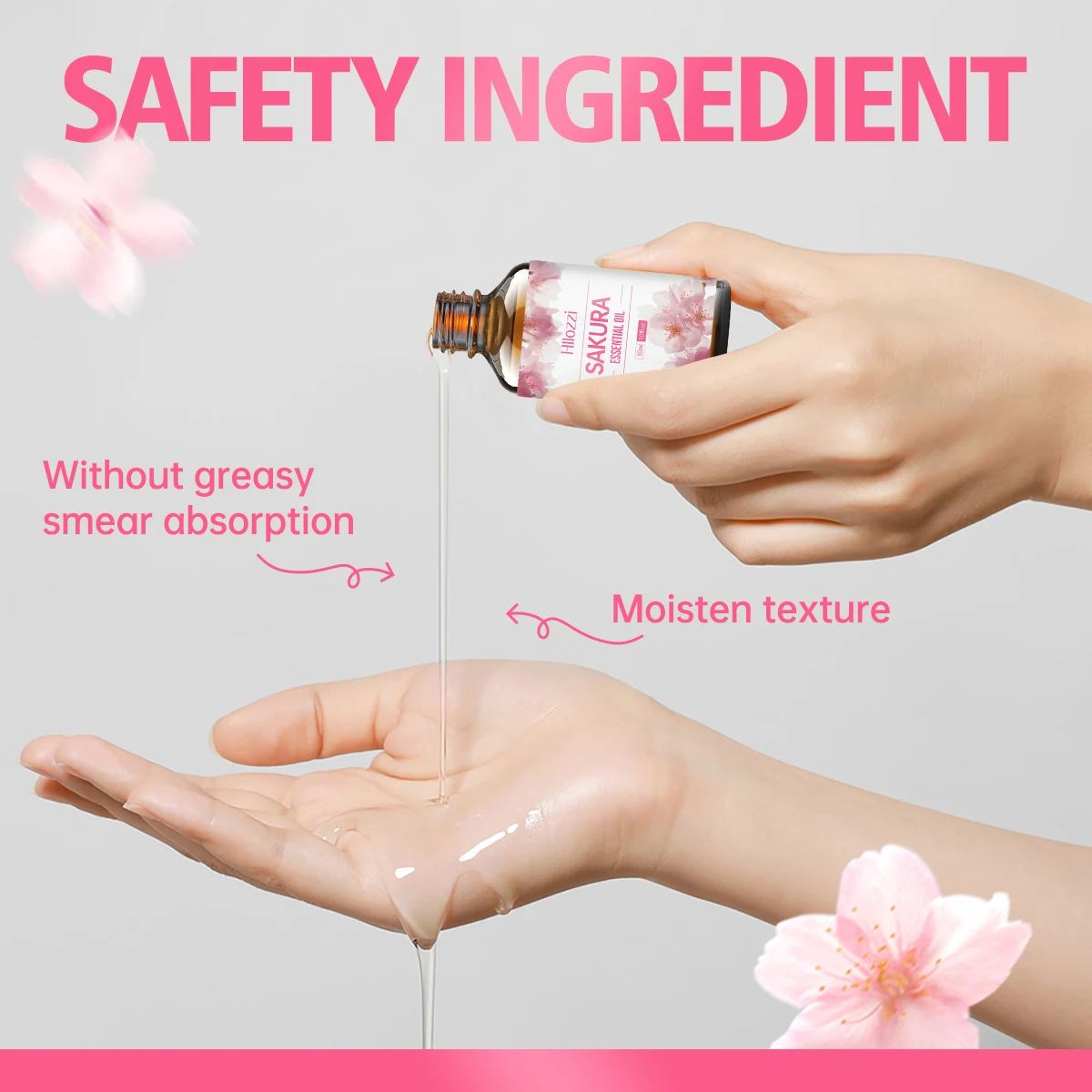 100ml/60ml/30ml Cherry Blossom Essential Oil is suitable for facial skin care, body care, aromatherapy, aromatherapy essential o - Image 5