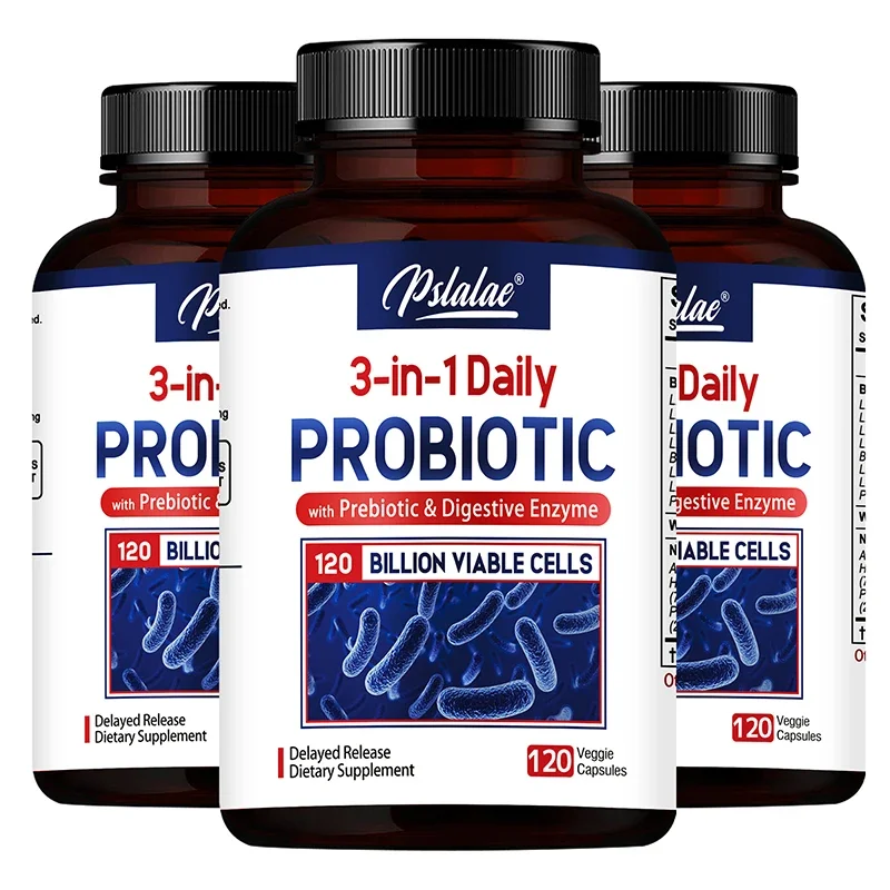 Probiotics + Prebiotics + Digestive Enzymes - Promote Intestinal Flora Digestive Health Women & Men Provide Lasting EnergySupple - Image 2