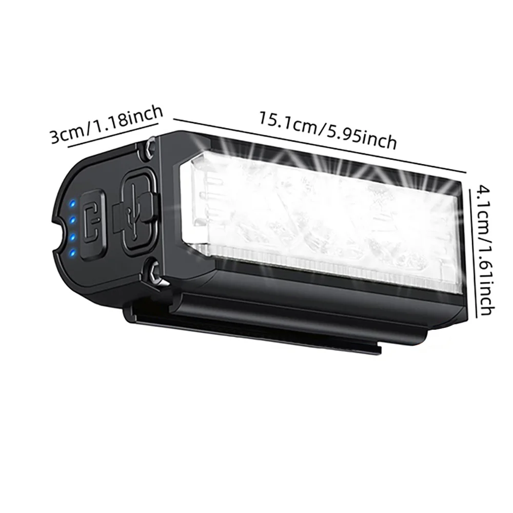 Super Brightness Bicycle Lights Front High Lumen Bike Light Night Light Flashlight USB Charging MTB Road Cycling Lamp Accessory - Image 6