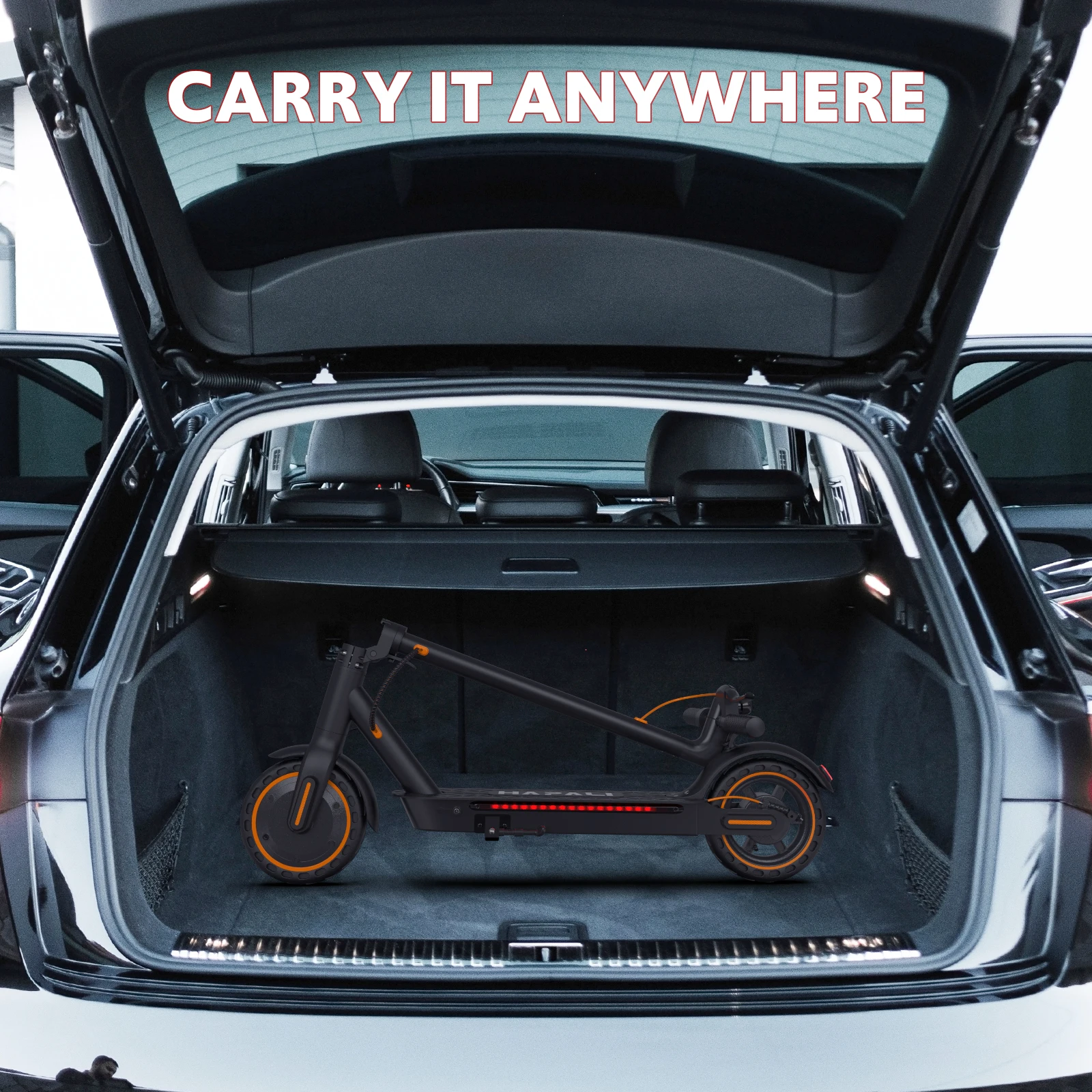 Electric Scooters for Adults,19 MPH 19 Miles Folding E-Scooter Built-in Side Lights, 550W Motor - Image 8