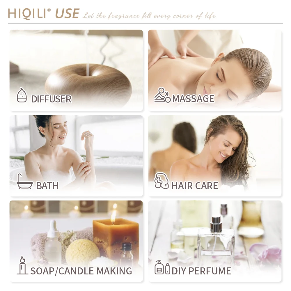 100ML Camphor Essential Oils, HIQILI 100% Premium Oil for Insect repellent, Stabilizing Emotions, Relieving fatigue, Diffuser - Image 2