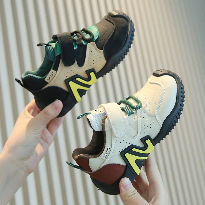 2026 Spring New Fashionable and Versatile Children's Casual Shoes for Boys and Girls Comfortable Anti slip Outdoor Running Shoes