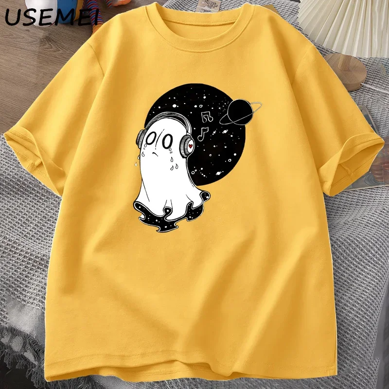Napstablook Undertale T-shirt Men Women Cotton Short Sleeve Tshirt Summer Harajuku Men Clothing O Neck Top Oversized Streetwear - Image 3