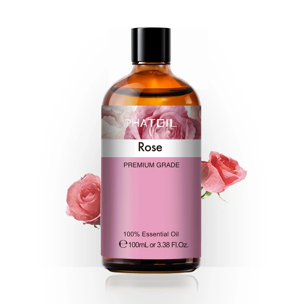 100ML Pure Natural Rose Essential Oils Humidifier Diffuser Lavender Vanilla Peppermint Geranium Cloves Basil Tea Tree Aroma Oil - Image 3