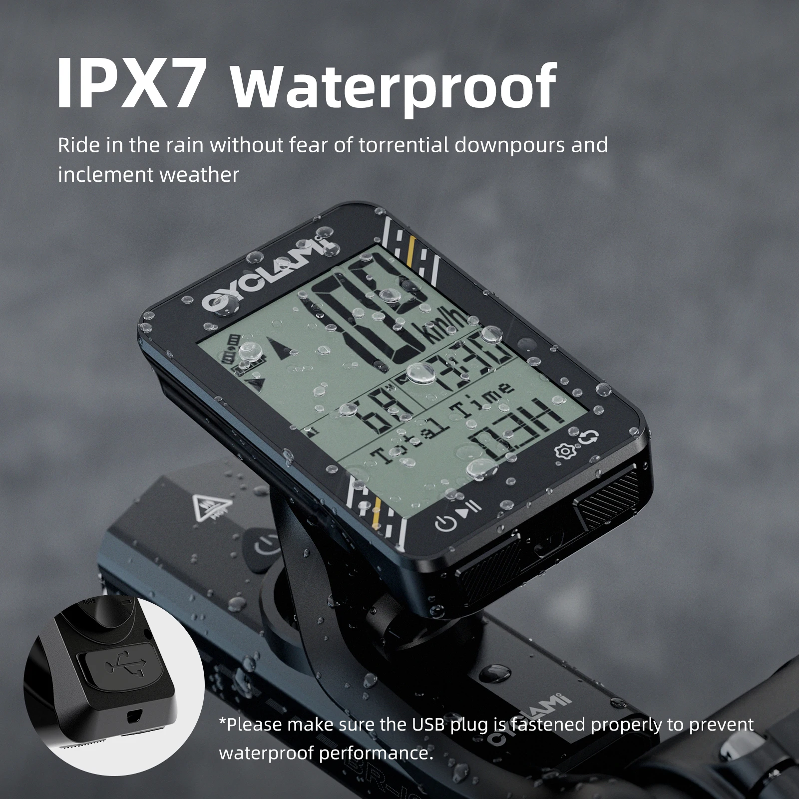 CYCLAMI Bicycle GPS Computer Multi-Language 2.4 inch IPX7 Odometer Female Riders Speed Meter Cyclists - Image 5
