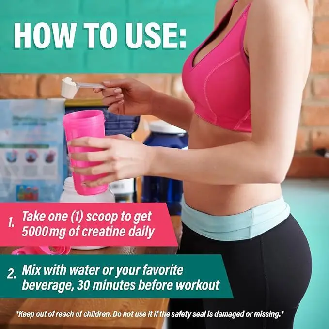 Creatine Powder--Monohydrate Powder with Collagen & BCAA -Unflavored Supplement,daily Sports Nutrition Supplement - Image 3