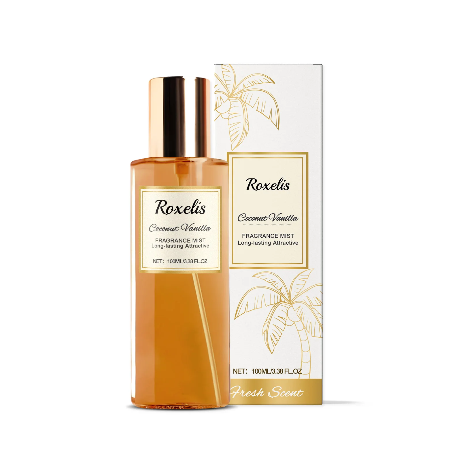 Coconut Vanilla Romantic Body Mist - Fresh Elegant Scent, Long-Lasting Natural Fragrance, Portable Daily Niche Perfume - Image 6