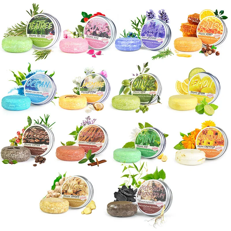 Polygonum Soap Hair Darkening Shampoo Bar Women Men Hair Solid Ginger Shampoo Whitening Soap Various Styles of Soap Bar Hair - Image 6