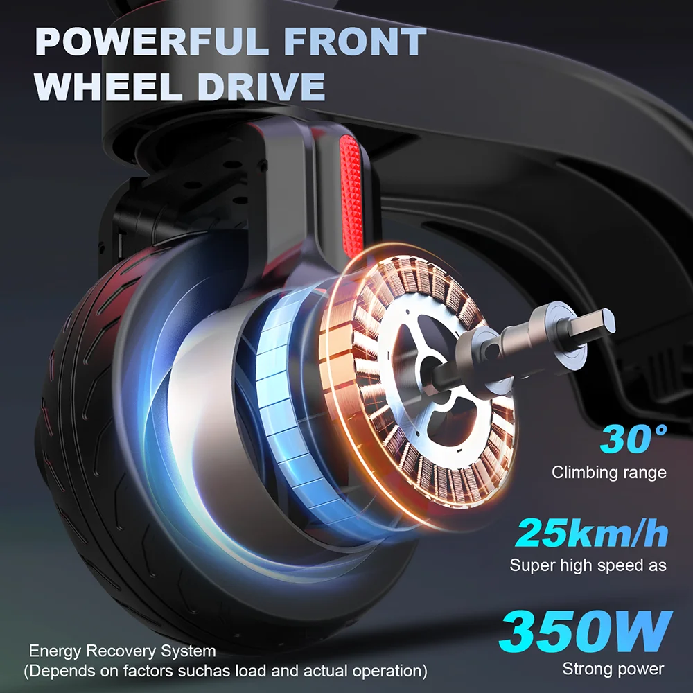 HX X6 Electric Scooter Adult 350W 7.5AH 36V 25KM/H Foldable Electric Kick E Scooter 5.5 inch Wheel EScooter For Adult Children - Image 5