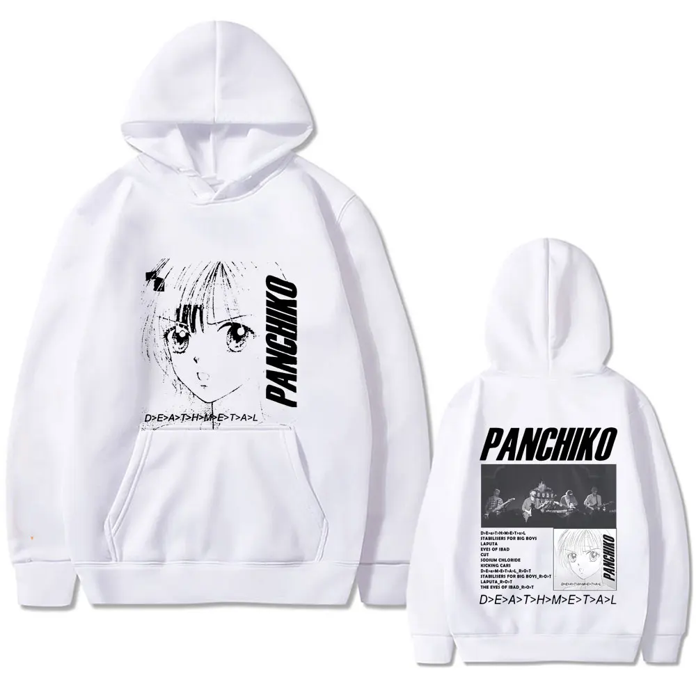 Rock Band Panchiko DEATHMETAL Album Graphic Hoodie Men Women Gothic Vintage Oversized Sweatshirt Men's Fleece Cotton Hoodies
