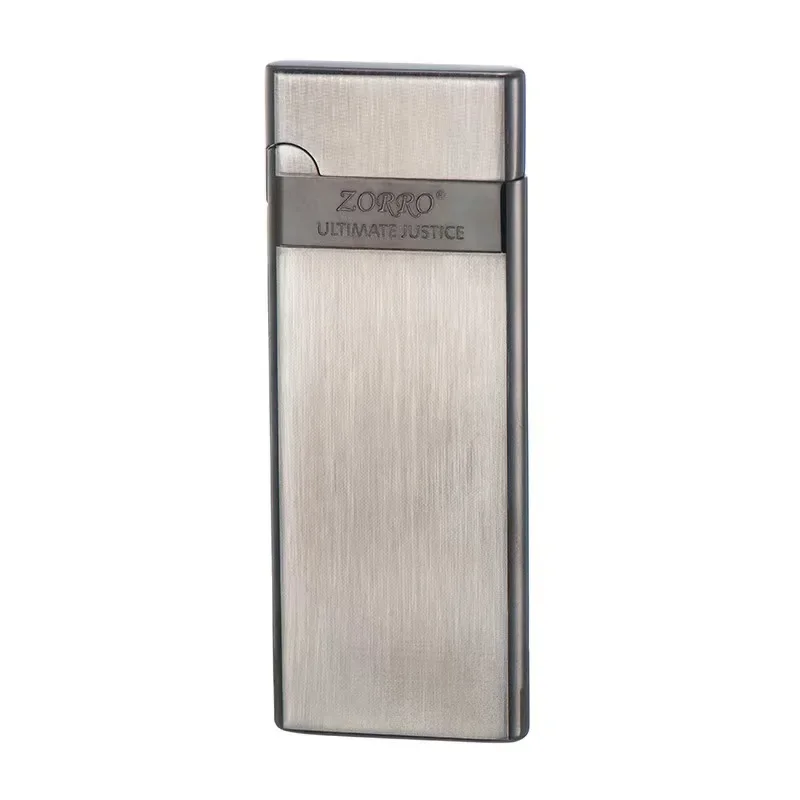Zorro-Ultra-thin Inflatable Lighter, Cigarette Case, Grinding Wheel, Men's Toy, Cigarette Accessories, Easy to Put - Image 6