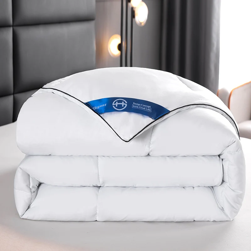 Hotel Style Comforter Queen King Lightweight Fluffy Comfortable and Breathable Soft Winter Quilt Very Warm 220x240 Quilts Blanke - Image 3