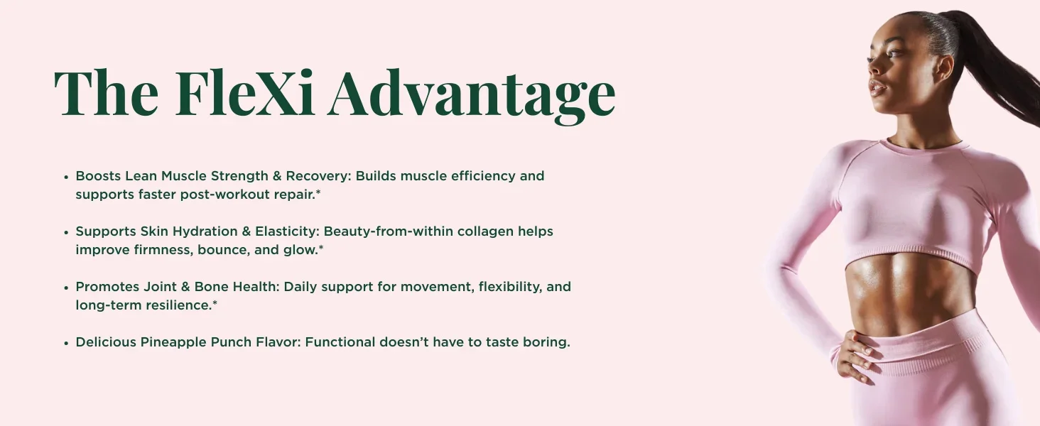 Creatine & Collagen Powder Stick Packs Supports Strength Recovery & Skin Health – Daily Nutrition Supplement 20Servings Per Bag - Image 6