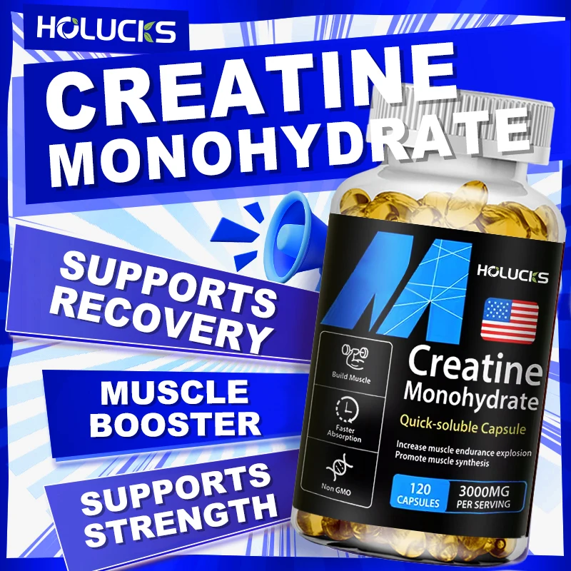 Buy 1 Get 1 Free! Creatine Monohydrate 3000mg Supplement, for Lean Muscle & Performance, Fat Loss & Overall Fitness, Vegan - Image 6