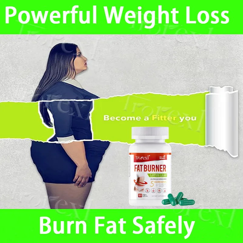 Unisex Healthy Dietary Capsules 5 Natural Ingredients Promote Metabolism and Increase Satiety