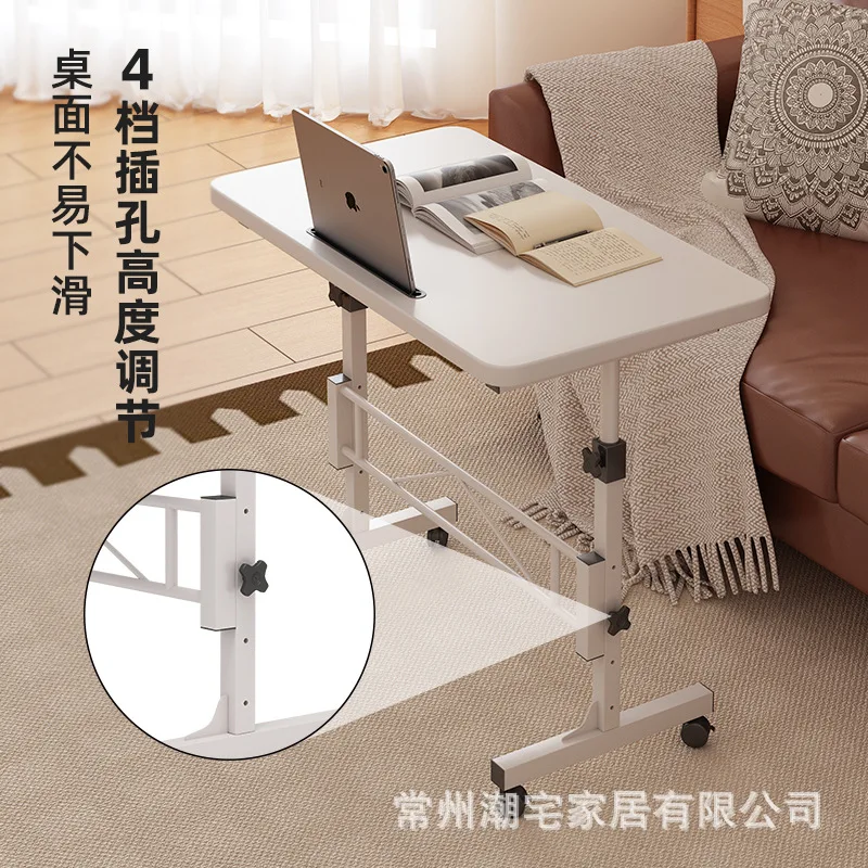 Computer desk Student home study table Movable lifting desk Simple desk Writing table Standing workbench - Image 3