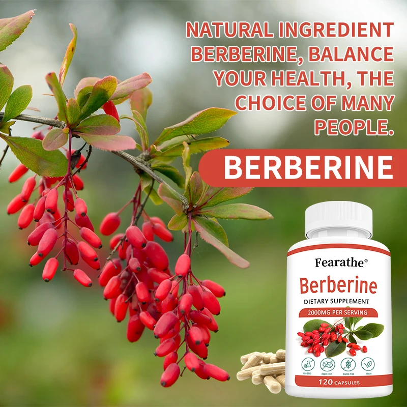 Berberine Capsules 2000mg - Cardiovascular and Digestive Health,Balance Liver Health Digestion,Non-GMO - Image 5
