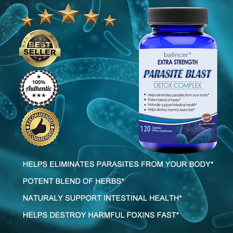 Balincer - Parasite Blaster Detox Complex - Rich in Cranberry, Zinc, and Garlic To Support Gut Health, Immunity & Antibacterial - Image 3