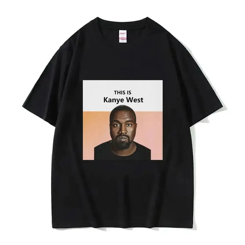 Funny Kanye West Meme Plus Size T-Shirt Women Oversized Loose Vintage Hip Hop Rap Style Tshirt Short Sleeve T Shirt Streetwear - Image 3