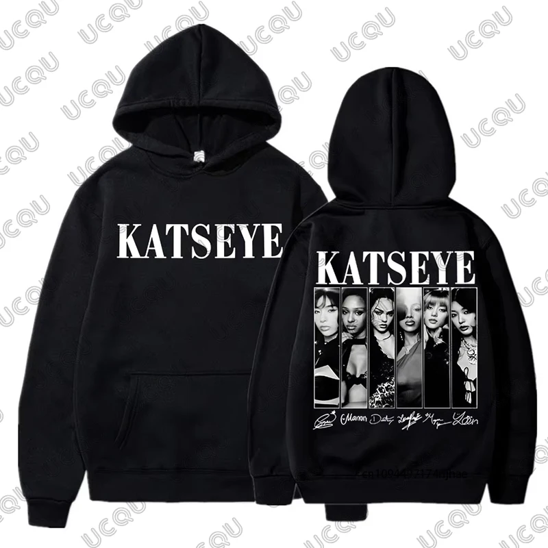 2026 Hot Sale Kpop Katseye Print Hoodies For Children Spring Autumn Long Sleeve Sweatshirt Casual Streetwear Kids/Adult Tops