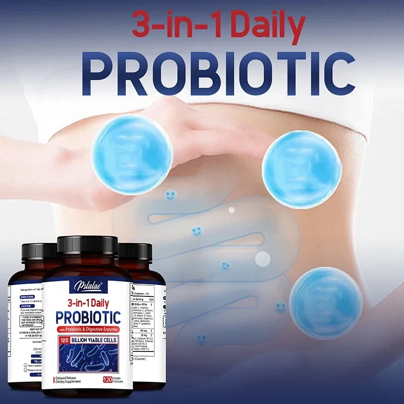 Probiotics + Prebiotics + Digestive Enzymes - Promote Intestinal Flora Digestive Health Women & Men Provide Lasting EnergySupple - Image 6