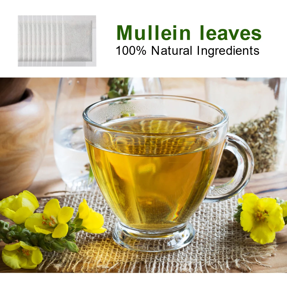 GPGP Greenpeople Herbal Mullein Leaf Drink for Lung Cleansing Unobstructed Breathing Relieve Cough Detoxification Health Care - Image 2
