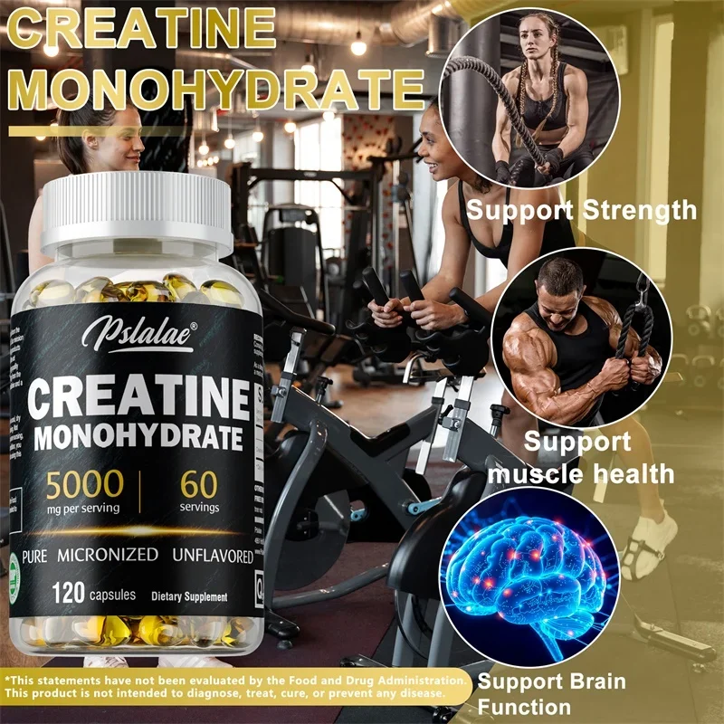 Creatine Monohydrate Capsule - Enhance Muscle Strength, Relieve Fatigue, Promote Energy Production, and Improve Performance - Image 4