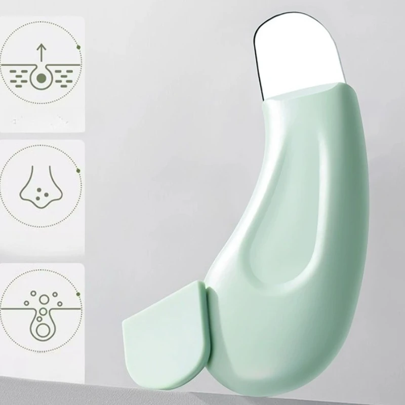 1pc Blackhead Removal Tools, Silicone Nose Blackhead Remover, Green And Pink Blackhead Remover, Facial Scraper, Deep Cleansing M - Image 3