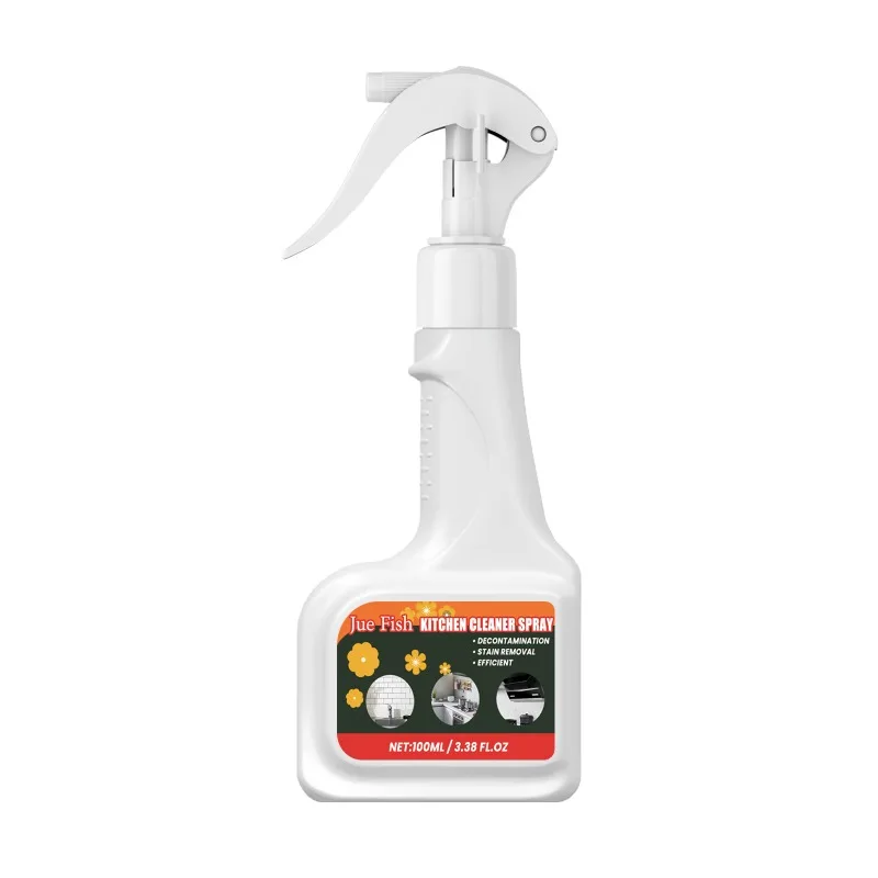 Kitchen Oil Stain Cleaner, Household Degreaser for Range Hoods, Stoves and Sinks