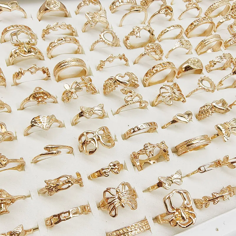 30pcs/lot Gothic Punk Ring Set For Women Men Fashion Butterfly Heart Snake Design Match Rings Daily Wear New Party Jewelry Gifts - Image 2
